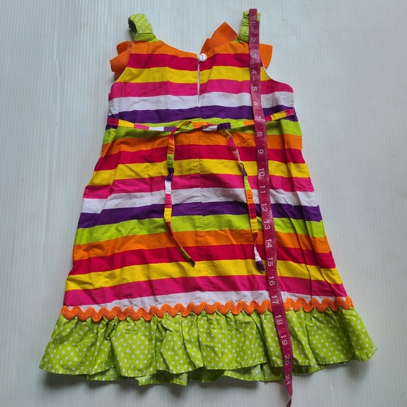 YOUNGLAND rainbow striped ice cream cone dress - Picture 3 of 6